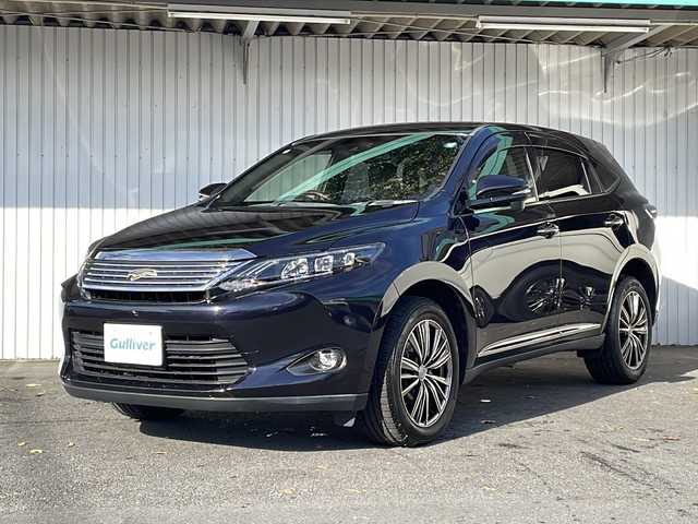 トヨタ ハリアー プレミアム 長野県 2017(平29)年 6.2万km スパークリングブラックパールクリスタルシャイン 純正メーカーナビ/バックカメラ/JBLサウンドシステム/パワーバックドア/ハーフレザーシート/パワーシート/プッシュスタート/社外18インチアルミ/保証書・取説/スペアキー