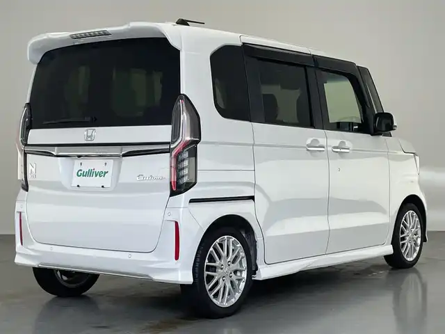 ホンダ Ｎ ＢＯＸ カスタム L ターボ 愛知県 2022(令4)年 1.5万km プラチナホワイトパール 社外ナビ　シートヒーター　禁煙車　ホンダセンシング　Ｂｌｕｅｔｏｏｔｈ　フルセグ　ＤＶＤ　前後ドラレコ　ＥＴＣ　両側パワスラ　衝突軽減　追従クルコン　ＬＥＤオートライト　黒ハーフレザー　パドルシフト