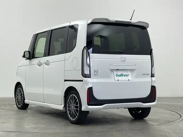 ホンダ Ｎ ＢＯＸ カスタム ターボ 群馬県 2025(令7)年 0.1万km プラチナホワイトパール 純正８型ディスプレイオーディオ　バックカメラ　ホンダセンシング　アダプティブクルーズコントロール　レーンキープアシスト　シートヒーター　ＥＴＣ２．０　オートマチックハイビーム　コーナーセンサー　禁煙車