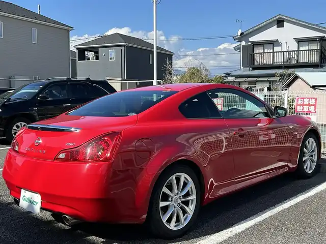 日産 スカイライン 370GT Type P 静岡県 2012(平24)年 9.7万km バイブラントレッド ユーザー買取車両/純正HDDナビ/[AM/FM/BT/TV/CD/DVD]/純正18インチAW/純正キセノンヘッドライト/MTモード付AT/バックカメラ/ドライブレコーダー/スマートキー/スペアキー×１/パワーシート/レザーシート/シートヒーター/USB入力端子/ETC/横滑り防止装置/SNOWモード/保証書/取扱説明書