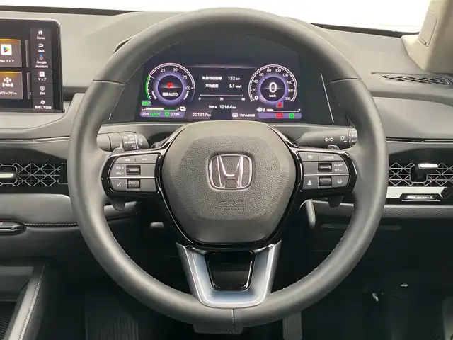 ホンダ アコード e:HEV 岐阜県 2024(令6)年 0.2万km プラチナホワイトパール BOSEプレミアムサウンド/HondaSENSING360/・衝突軽減ブレーキ（CMBS）/・歩行者事故低減ステアリング/・前方交差車両警報/・車線変更時衝突抑制機能/・アダプティブクルーズコントロール/・ブラインドスポットインフォメーション/・アダプティブドライビングビーム/・誤発進抑制機能/・パーキングセンサーシステム/ヘッドアップディスプレイ/12.3インチ Honda CONNECTナビ/（Google アシスタント/ マップ/Play）/全周囲カメラ/黒本革シート/メモリ機能付パワーシート/全席シートヒーター/LEDアンビエントランプ/純正18インチAW/純正フロアマット/純正ETC2.0/純正ドライブレコーダー（DRH-229SD）