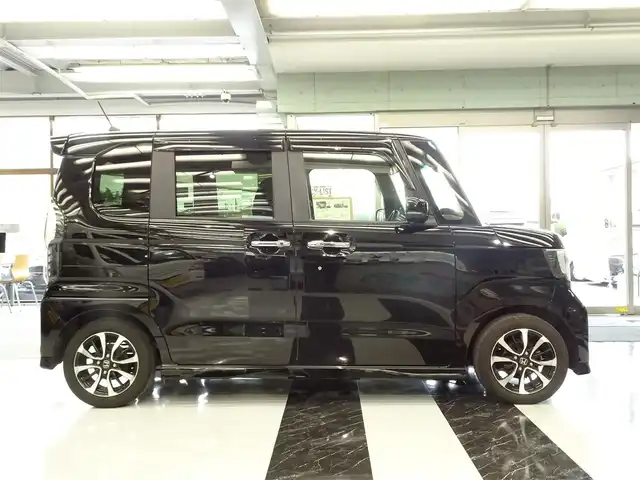 ホンダ Ｎ ＢＯＸ カスタム G L ホンダセンシング 千葉県 2018(平30)年 3.8万km クリスタルブラックパール ワンオーナー/純正ナビ(VXM-184VFi)/バックカメラ/フルセグＴＶ/Bluetooth/ホンダ純正ドラレコ　/両側パワースライドドア/ビルトインETC/レーダークルーズコントロール/衝突軽減ブレーキ/車線逸脱警報/横滑り防止装置/純正14インチAW/LEDヘッドライト/フォグランプ/取扱説明書/保証書/スペアキー