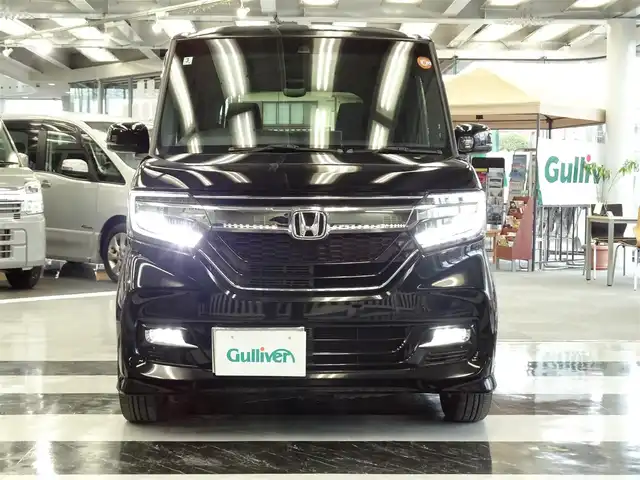 ホンダ Ｎ ＢＯＸ カスタム G L ホンダセンシング 千葉県 2018(平30)年 3.8万km クリスタルブラックパール ワンオーナー/純正ナビ(VXM-184VFi)/バックカメラ/フルセグＴＶ/Bluetooth/ホンダ純正ドラレコ　/両側パワースライドドア/ビルトインETC/レーダークルーズコントロール/衝突軽減ブレーキ/車線逸脱警報/横滑り防止装置/純正14インチAW/LEDヘッドライト/フォグランプ/取扱説明書/保証書/スペアキー