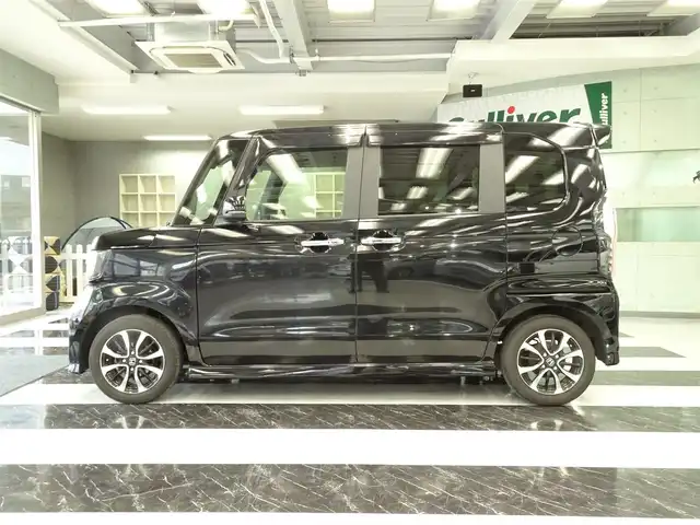 ホンダ Ｎ ＢＯＸ カスタム G L ホンダセンシング 千葉県 2018(平30)年 3.8万km クリスタルブラックパール ワンオーナー/純正ナビ(VXM-184VFi)/バックカメラ/フルセグＴＶ/Bluetooth/ホンダ純正ドラレコ　/両側パワースライドドア/ビルトインETC/レーダークルーズコントロール/衝突軽減ブレーキ/車線逸脱警報/横滑り防止装置/純正14インチAW/LEDヘッドライト/フォグランプ/取扱説明書/保証書/スペアキー
