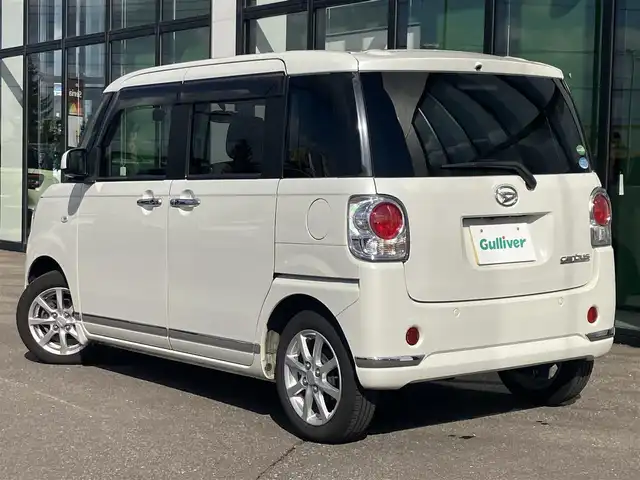 ダイハツ ムーヴ キャンバス X LTD メイクアップ SA Ⅲ 道南・函館 2018(平30)年 5.2万km パールホワイトⅢ /社外ナビ//ワンセグTV//バックカメラ//ドライブレコーダー//両側パワースライドドア//衝突被害軽減ブレーキ//車線逸脱警報//横滑り防止装置//オートハイビーム//アイドリングストップ//スマートキー