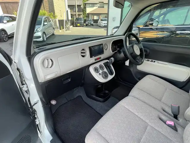 ダイハツ ミラ ココア L 島根県 2015(平27)年 8.2万km パールホワイトⅢ 社外SDナビ(Bluetooth/AM/FM)/CD/DVD/フルセグTV/ETC/ドリンクホルダー/ドアバイザー/禁煙車/エコアイドル機能/ベンチシート/純正フロアマット/盗難防止装置/エアバック(運転席・助手席)/ABS