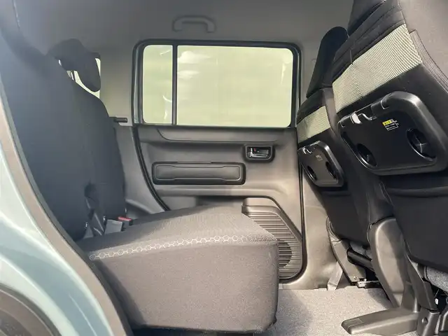 スズキ ハスラー タフワイルド 広島県 2025(令7)年 0.2万km オフブルーメタリック/ブラック 2トーン スズキセーフティ/純正9インチナビ/（CD/DVD/Bluetooth/フルセグTV）/全方位カメラ/ETC/本革巻ステアリング/ステアリングリモコン/運転席・助手席シートヒーター/シートバックテーブル/純正LEDヘッドライト/純正15インチAW/スペアキー/プッシュスタート/コーナーセンサー/アイドリングストップ