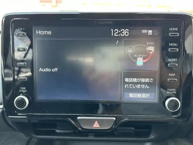 トヨタ ヤリスクロス ハイブリッド G 群馬県 2022(令4)年 6.9万km ブラックマイカ ワンオーナー/純正８インチDA/Bluetooth・USB/全方位カメラ/追従走行付きクルーズコントロール/ETC2.0/ブラインドスポットモニター/純正フロアマット/純正アルミホイール/LEDヘッドライト/オートマチックハイビーム/オートライト/横滑り防止装置/レーンキープアシスト/衝突被害軽減システム/取説・保証書
