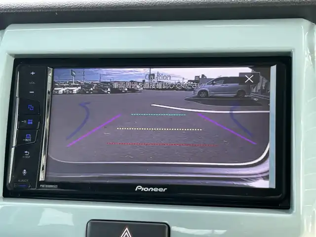 スズキ ハスラー タフワイルド 岡山県 2018(平30)年 4.2万km スチールシルバーメタリック/ブラック 2トーン パイオニアディスプレオオーディオ 　PVH-9300DVSZS/Bluetooth、AM、FM、CD、DVD/バックカメラ/純正フロアマット/前席シートヒーター/車線逸脱警報システム/横滑り防止装置/盗難防止装置