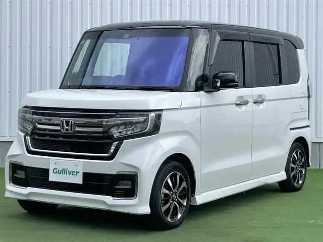 ホンダ Ｎ ＢＯＸ カスタム L コーディネートスタイル 香川県 2023(令5)年 2.5万km プラチナホワイトパール 登録時走行距離:24976km/純正７インチナビ　/フルセグＴＶ/Ｂカメラ　/前後ドラレコ　/ビルトインＥＴＣ　/両パワスラ　/クルーズコントロール　/ＬＥＤヘッドライト　/純正ＡＷ　/ＡＡＣ　/オートライト　/プッシュスタート　/スマートキー