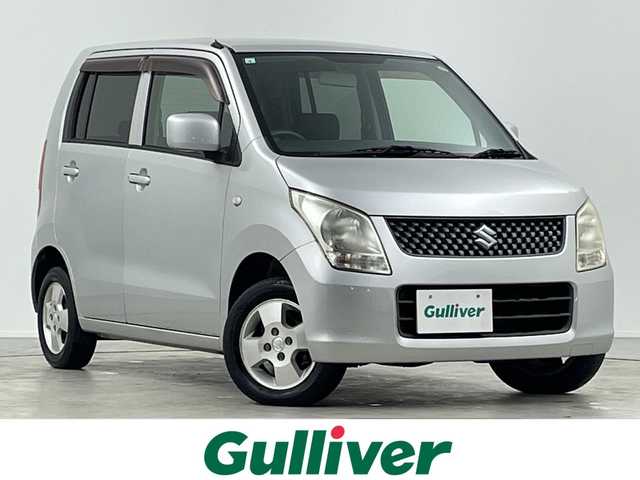 スズキ ワゴンＲ FX 岐阜県 2011(平23)年 7万km シルキーシルバーメタリック ECLIPSE SDナビ【AVN110MRC】/CD/ワンセグテレビ/USB/ヘッドライトレベライザー/電動格納ミラー/ドアバイザー/純正ホイール/フロアマット