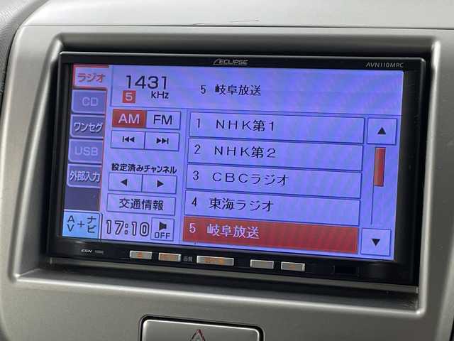 スズキ ワゴンＲ FX 岐阜県 2011(平23)年 7万km シルキーシルバーメタリック ECLIPSE SDナビ【AVN110MRC】/CD/ワンセグテレビ/USB/ヘッドライトレベライザー/電動格納ミラー/ドアバイザー/純正ホイール/フロアマット