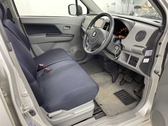 スズキ ワゴンＲ FX 岐阜県 2011(平23)年 7万km シルキーシルバーメタリック ECLIPSE SDナビ【AVN110MRC】/CD/ワンセグテレビ/USB/ヘッドライトレベライザー/電動格納ミラー/ドアバイザー/純正ホイール/フロアマット