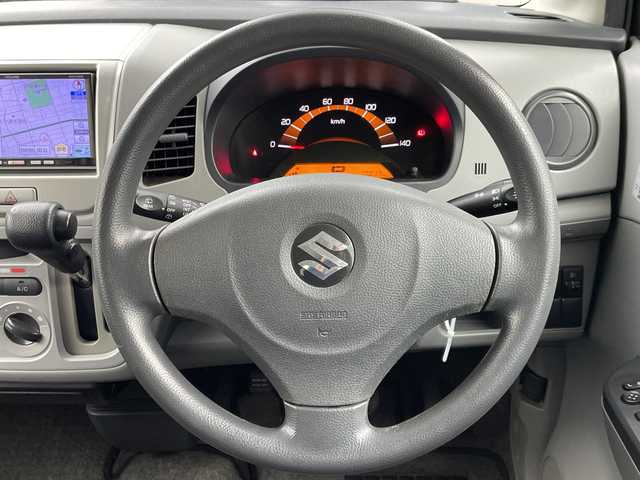 スズキ ワゴンＲ FX 岐阜県 2011(平23)年 7万km シルキーシルバーメタリック ECLIPSE SDナビ【AVN110MRC】/CD/ワンセグテレビ/USB/ヘッドライトレベライザー/電動格納ミラー/ドアバイザー/純正ホイール/フロアマット