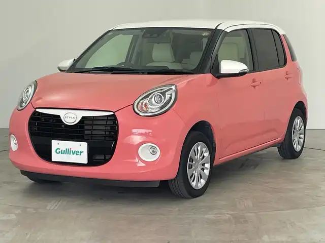 ダイハツ ブーン スタイル ホワイトLTD SAⅢ 三重県 2020(令2)年 3.6万km ホワイト/ジューシーピンクメタリック 2トーン /禁煙車//純正7インチナビ/　フルセグTV/Bluetooth//全方位カメラ//オートエアコン//スペアキー//スマートキー//アイドリングストップ//ベンチレーション//オートマチックハイビーム//オートハイビーム//純正LEDヘッドライト//衝突軽減ブレーキ