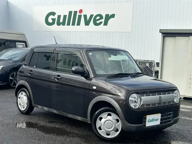 スズキ ラパン G 福島県 2017(平29)年 8万km アーバンブラウンパールメタリック ４WD/オーディオ（CD/FM/AM/AUX）/プッシュスタート/D席シートヒーター/ミラーヒーター/横滑り防止/衝突軽減防止/スペアキー1本