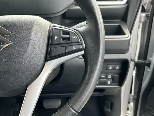 スズキ ソリオ HV MZ 長野県 2021(令3)年 3万km スターシルバーメタリック 社外ナビ（FM/AM、CD、DVD、BT、USB）/バックカメラ/フルセグテレビ/アイドリングストップ/両側パワースライドドア/前席シートヒーター/ビルトインETC/チップアップシート/レーンキープアシスト/盗難防止装置/後方コーナーセンサー/横滑り防止装置/LEDオートライト/ダブルサイドエアバック/エンジンスターター/純正１５AW/純正フロアマット/保証書、取扱説明書