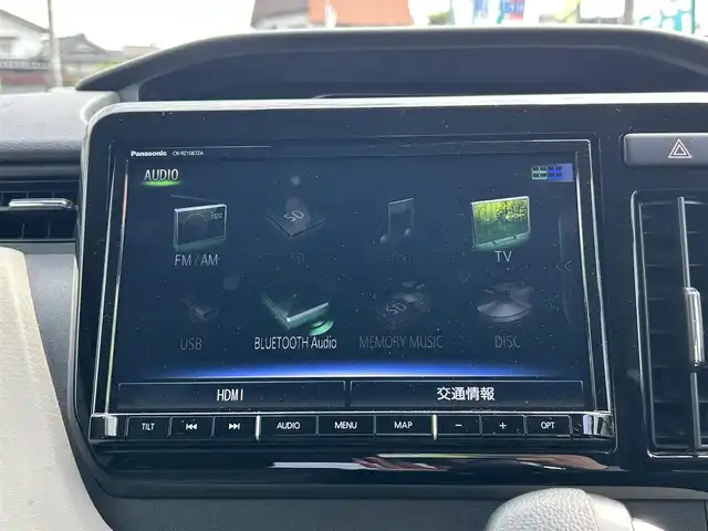 スズキ ソリオ HV MZ 長野県 2021(令3)年 3万km スターシルバーメタリック 社外ナビ（FM/AM、CD、DVD、BT、USB）/バックカメラ/フルセグテレビ/アイドリングストップ/両側パワースライドドア/前席シートヒーター/ビルトインETC/チップアップシート/レーンキープアシスト/盗難防止装置/後方コーナーセンサー/横滑り防止装置/LEDオートライト/ダブルサイドエアバック/エンジンスターター/純正１５AW/純正フロアマット/保証書、取扱説明書