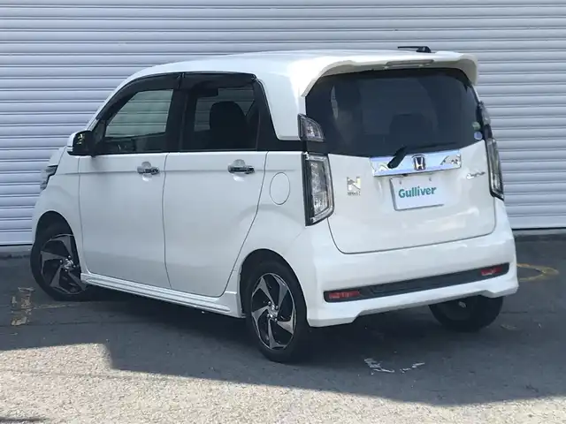 ホンダ Ｎ ＷＧＮ カスタム G ターボパッケージ 和歌山県 2015(平27)年 3.7万km プレミアムホワイトパール ワンオーナー/純正ナビ(VXM-155VSi)/CD・SD・BT・ワンセグTV/バックカメラ/ETC車載器/パドルシフト/クルーズコントロール/横滑り防止装置/HIDヘッドライト/アイドリングストップ/取説・保証書/プッシュスタート