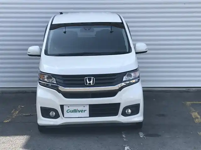 ホンダ Ｎ ＷＧＮ カスタム G ターボパッケージ 和歌山県 2015(平27)年 3.7万km プレミアムホワイトパール ワンオーナー/純正ナビ(VXM-155VSi)/CD・SD・BT・ワンセグTV/バックカメラ/ETC車載器/パドルシフト/クルーズコントロール/横滑り防止装置/HIDヘッドライト/アイドリングストップ/取説・保証書/プッシュスタート