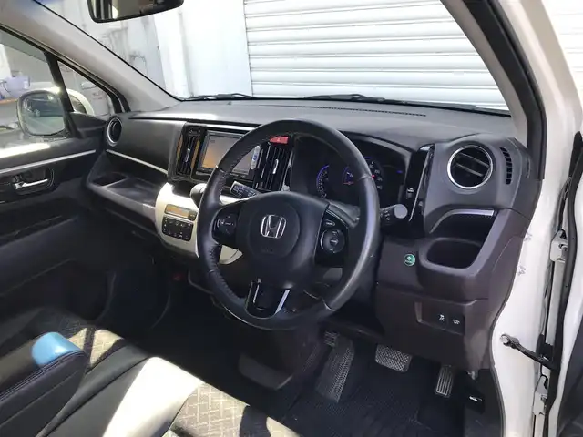 ホンダ Ｎ ＷＧＮ カスタム G ターボパッケージ 和歌山県 2015(平27)年 3.7万km プレミアムホワイトパール ワンオーナー/純正ナビ(VXM-155VSi)/CD・SD・BT・ワンセグTV/バックカメラ/ETC車載器/パドルシフト/クルーズコントロール/横滑り防止装置/HIDヘッドライト/アイドリングストップ/取説・保証書/プッシュスタート