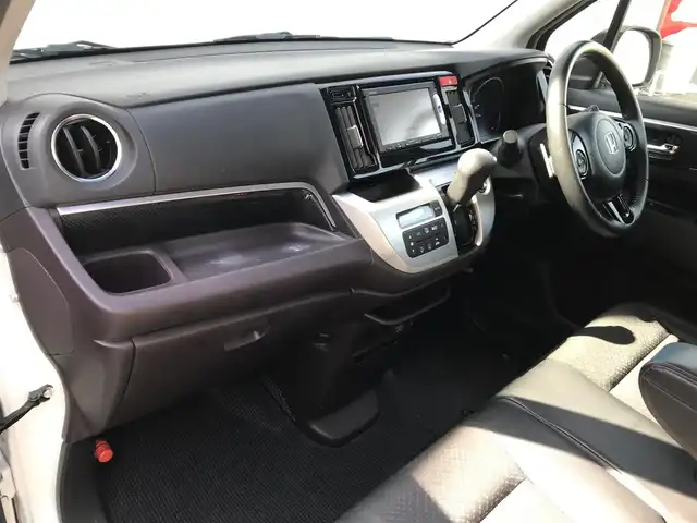 ホンダ Ｎ ＷＧＮ カスタム G ターボパッケージ 和歌山県 2015(平27)年 3.7万km プレミアムホワイトパール ワンオーナー/純正ナビ(VXM-155VSi)/CD・SD・BT・ワンセグTV/バックカメラ/ETC車載器/パドルシフト/クルーズコントロール/横滑り防止装置/HIDヘッドライト/アイドリングストップ/取説・保証書/プッシュスタート