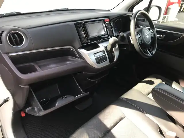 ホンダ Ｎ ＷＧＮ カスタム G ターボパッケージ 和歌山県 2015(平27)年 3.7万km プレミアムホワイトパール ワンオーナー/純正ナビ(VXM-155VSi)/CD・SD・BT・ワンセグTV/バックカメラ/ETC車載器/パドルシフト/クルーズコントロール/横滑り防止装置/HIDヘッドライト/アイドリングストップ/取説・保証書/プッシュスタート