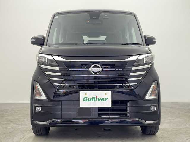 日産 ルークス HWS Gターボ プロパイロットED 大阪府 2024(令6)年 1.8万km ブラック 純正メモリナビ/・フルセグTV/・BT AUDIO/エマージェンシーブレーキ/プロパイロット/アラウンドビューモニター/両側パワースライドドア/コーナーセンサー/ETC/ドライブレコーダー/LEDヘッドライト/プッシュスタート /スマートキー