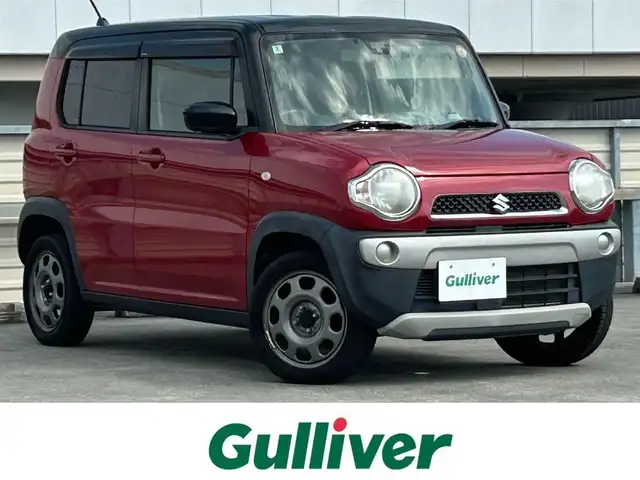 スズキ ハスラー G 静岡県 2018(平30)年 8.6万km フェニックスレッドパール/ブルーイッシュブラックパール レーダーブレーキサポート/Pioneer 6.2型ワイドVGAモニター/（型番：FH-7100DVD）/Bluetooth対応/DVD再生/バックカメラ/ETC/ドラレコ/プッシュスタート/スマートキー/純正フロアマット/シートヒーター/シートカバー/HIDヘッドライト/純正ドアバイザー