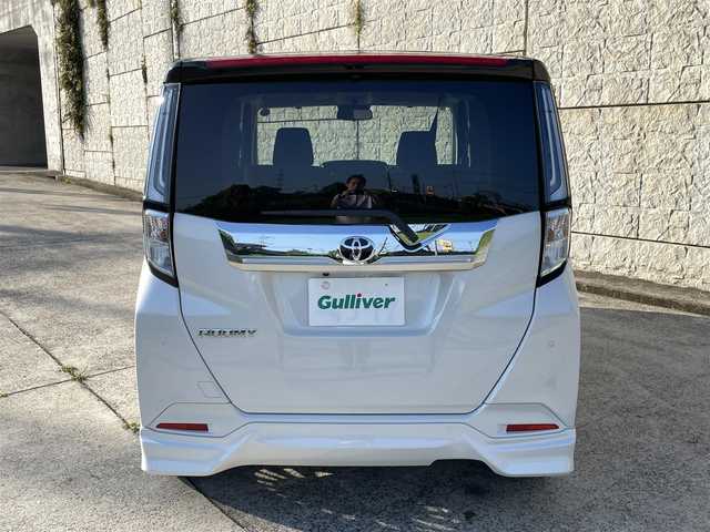 トヨタ ルーミー カスタムG－T 長崎県 2025(令7)年 0.1千km ブラックマイカメタリック/パールホワイト2トーン ワンオーナー/モデリスタエアロ（F/S/R下）/純正ディスプレイオーディオ/（Bluetooth/フルセグ）/全方位カメラ/衝突軽減システム/レーンアシスト/レーダークルーズ/両側パワースライドドア/電動格納ミラー/オートライト/スマートキー/プッシュスタート/純正15インチAW