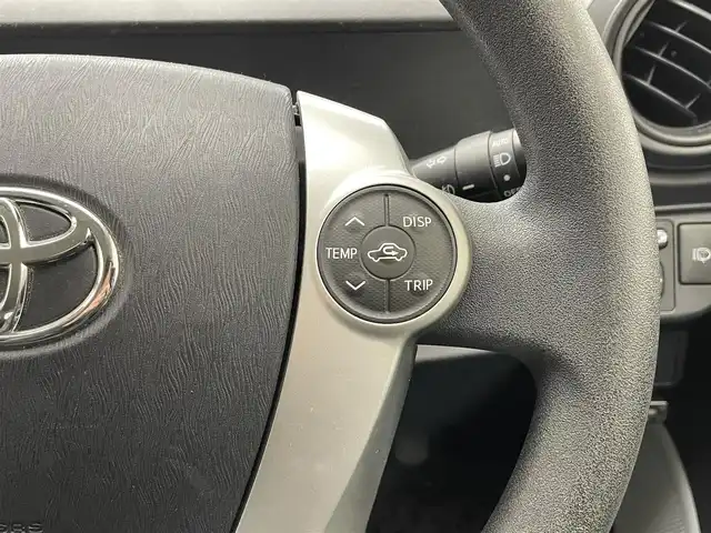 トヨタ アクア S 滋賀県 2012(平24)年 8.4万km スーパーレッドⅤ 社外オーディオ/【Bluetooth/CD/USB/AUX】/LEDヘッドライト/オートライト/ETC/プッシュスタート/スマートキー/ステアリングリモコン/純正フロアマット