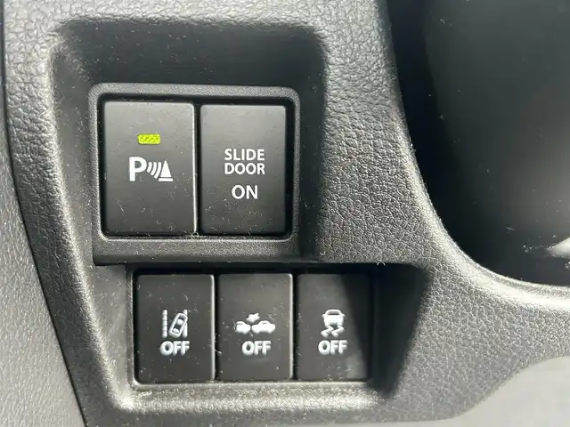 スズキ スペーシア HYBRID X 福島県 2018(平30)年 4.6万km ブリスクブルーM 社外アンドロイドディスプレイオーディオ/プッシュスタート/アイドリングストップ/両側パワースライドドア/D席シートヒーター/レーンキープアシスト/衝突軽減防止/横滑り防止/社外14インチAW/スペアキー１本/純正フロアマット/ドアバイザー/ETC