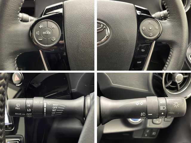 トヨタ アクア クロスオーバー グラム 宮崎県 2019(令1)年 6.3万km ホワイトパールクリスタルシャイン Toyota Safety Sense/〇プリクラシュセーフティ/〇レーンディパーチャーアラート/〇パーキングサポートブレーキ/〇クリアランスソナー/〇オートマチックハイビーム/〇先行車発進/純正9インチSDナビ/フルセグTV/CD/DVD/Bluetooth/バックカメラ/ビルトインETC/前後ドライブレコーダー