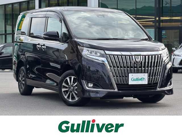 トヨタ エスクァイア Gi 長野県 2018(平30)年 8万km スパークリングブラックパールクリスタルシャイン 4WD/カロッツェリアSDメモリナビ/FM・AM・DVD・CD・フルセグTV/Bluetooth Audio/バックカメラ/カロッツェリアフリップダウンモニター/純正15インチアルミホイール/衝突被害軽減ブレーキ/両側パワースライドドア/前方ドライブレコーダー/クルーズコントロール/黒レザーシート/シートヒーター/LEDヘッドライト/オートハイビーム/オートライト/プッシュスタート/スマートキー/スペアキー/ETC/取扱説明書/保証書