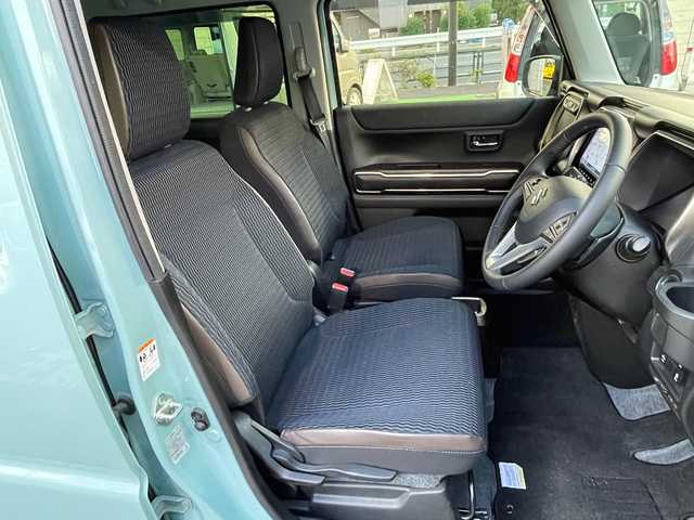 スズキ ハスラー Jスタイル Ⅱ ターボ 東京都 2023(令5)年 1.4万km オフブルーメタリック/ガンメタリック2トーンルーフ ワンオーナー/セーフティーサポート/純正メモリーナビフルセグTV/全方位モニター/衝突被害軽減システム/デュアルカメラブレーキシステム/誤発進抑制機能/車線育脱抑制機能/ふらつき警報機能/先行車発進お知らせ機能/アダプティブクローズコントロール/ハイビームアシスト/標識認識機能/後退時ブレーキシステム/後方誤発進抑制機能/アンチロックブレーキシステム/横滑り防止装置/スマートフォン連携システム/Bluetooth接続/キーレスプッシュスタートシステム/LEDヘッドライト/オートライト/クルーズコントロール/スペアキー/保証書＆取扱説明書付き