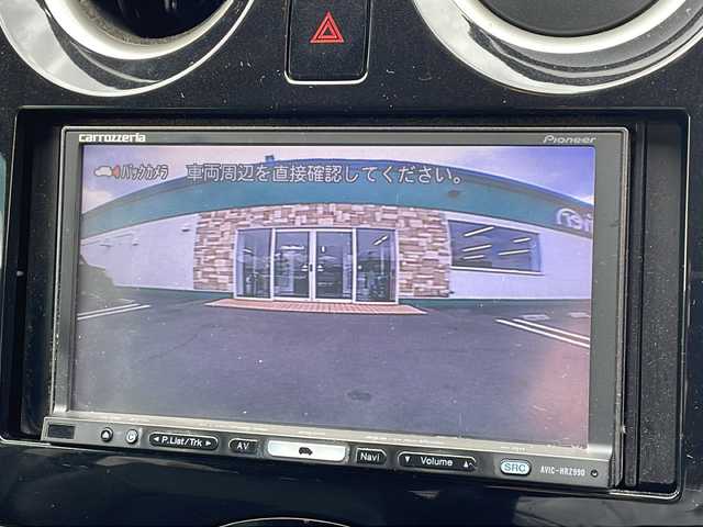 日産 ノート メダリスト 徳島県 2012(平24)年 14.9万km ソニックブルー 7型社外ナビ　AVIC-HRZ990/（CD/フルセグ）/ETC/スペアキー/スマートキー/プッシュスタート/アイドリングストップ/ハロゲンヘッドライト/純正フロアマット/純正ドアバイザー/ダブルエアバック/オートライト/取扱説明書/新車時保証書