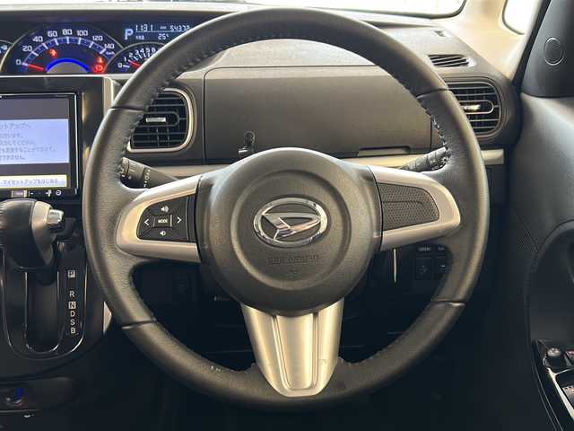 ダイハツ タント カスタム RS トップED SAⅡ 岐阜県 2016(平28)年 5.5万km パールホワイトⅢ SDナビ/バックモニター/フルセグテレビ/Bluetooth/CD・DVD再生/ETC/両側パワースライドドア/前後ドライブレコーダー/スマートキー/プッシュスタート/LEDヘッドライト/オートライト/純正フロアマット