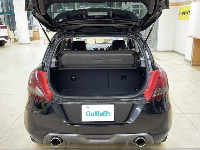 スズキ スイフト スポーツ 道央・札幌 2014(平26)年 15万km スーパーブラックパール ・社外6インチナビ(CD/DVD/AUX)/・デジタルインナーミラー一体型前後ドライブレコーダー/・社外マフラー/・クルーズコントロール/・オートライト/・フォグライト/・HIDヘッドライト/・社外15インチアルミホイール/・ビルドインETC/・ABS/・横滑り防止機能