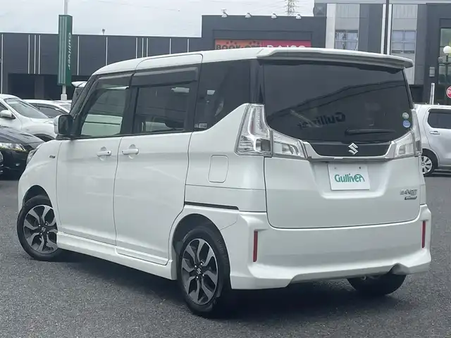 スズキ ソリオ バンディット HV MV Dカメラ ブレーキS 千葉県 2018(平30)年 6万km ピュアホワイトP 社外ナビ/（CD/DVD/BT/フルセグTV）/両側パワースライドドア/クルーズコントロール/衝突被害軽減ブレーキ/レーンキープアシスト/バックカメラ/アイドリングストップ/ドライブレコーダー/オートライト/スマートキー/プッシュスタート/フロアマット/ドアバイザー/ETC