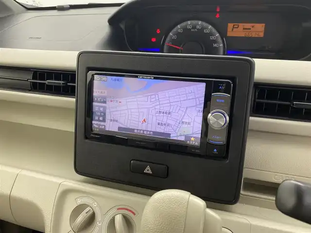 スズキ ワゴンＲ FA 福井県 2018(平30)年 6.7万km ブルーイッシュブラックパール3 社外SDナビゲーション/型式：AVIC-RW301/【AM/FM/CD/ワンセグTV】/バックカメラ/リモコンキー/スペアキー/LEDヘッドライドバルブ/取扱説明書/新車時保証書