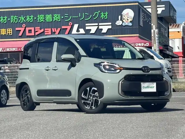 トヨタ シエンタ ハイブリッド Z 愛知県 2023(令5)年 3.7万km アーバンカーキ /禁煙/ワンオーナー/ディーラー整備記録簿R6//純正ナビ/フルセグ/USB/BT/全方位カメラ//ビルトインETC2.0//革巻きステア/ステアスイッチ/ステアヒーター//前席シートヒーター//ACC/PCS/LDA/BSM/PDA/RCTA/PKSB/RSA//クリアランスソナー/AC100V//リアロールサンシェード/ドライブモード//純正15インチAW//純正フロアマット/純正ドアバイザー//純正LEDオートライト/オートハイビーム//プッシュスタート/スマートキー//新車時保証書//取扱説明書//スペアスマートキー有