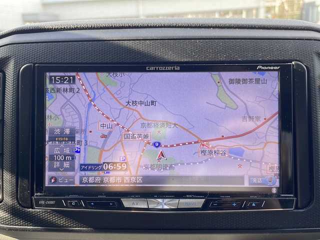 ダイハツ ミラ イース X SAⅢ 京都府 2017(平29)年 7.9万km ブラックマイカメタリック ワンオーナー/社外ナビ/・フルセグ/CD/DVD/BT/FM/AM/バックカメラ/衝突軽減防止/コーナーセンサー/オートハイビーム/横滑り防止装置/アイドリングストップ/純正フロアマット/ドアバイザー/ホイール付きサマータイヤ４本積込