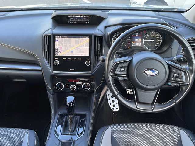 スバル ＸＶ ハイブリッド アドバンス スタイルエディション 長野県 2022(令4)年 5.5万km クールグレーカーキ ワンオーナー/純正８型メモリナビ/CN-FX810D/（AM/FM/BT/CD/DVD/SD）/フルセグテレビ/バックカメラ/プッシュスタート/パドルシフト/SRH/アイサイト/運転席メモリシート/前席パワーシート/フォグランプ/シートヒーター/純正ドライブレコーダー/ルーフレール/ETC