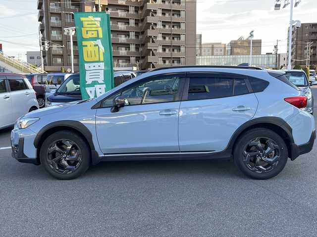 スバル ＸＶ ハイブリッド アドバンス スタイルエディション 長野県 2022(令4)年 5.5万km クールグレーカーキ ワンオーナー/純正８型メモリナビ/CN-FX810D/（AM/FM/BT/CD/DVD/SD）/フルセグテレビ/バックカメラ/プッシュスタート/パドルシフト/SRH/アイサイト/運転席メモリシート/前席パワーシート/フォグランプ/シートヒーター/純正ドライブレコーダー/ルーフレール/ETC