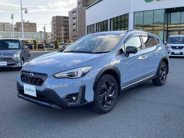 スバル ＸＶ ハイブリッド アドバンス スタイルエディション 長野県 2022(令4)年 5.5万km クールグレーカーキ ワンオーナー/純正８型メモリナビ/CN-FX810D/（AM/FM/BT/CD/DVD/SD）/フルセグテレビ/バックカメラ/プッシュスタート/パドルシフト/SRH/アイサイト/運転席メモリシート/前席パワーシート/フォグランプ/シートヒーター/純正ドライブレコーダー/ルーフレール/ETC