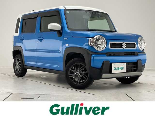 スズキ ハスラー HYBRID G 愛知県 2020(令2)年 2.1万km ブリスクブルーメタリック/ホワイト2トーンルーフ SDナビ/シートヒーター/バックカメラ/純正アルミホイール/LEDヘッドライト/レーンキープアシスト/オートマチックハイビーム/ドライブレコーダー/ETC/衝突軽減システム/フルセグ/CD DVD/Bluetooth/ステアリングスイッチ/スマートキー/プッシュスタート