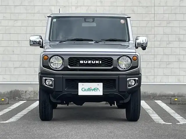 スズキ ジムニー XL 宮崎県 2024(令6)年 2.6万km シルキーシルバーメタリック ワンオーナー/社外SDナビ/（CD/DVD/AM/FM/BT）/アイドリングストップ/車線逸脱警報機能/衝突防止機能/クリアランスソナー/横滑り防止機能/D席/N席シートヒーター/社外LEDヘッドランプ/社外ゴムマット/ETC