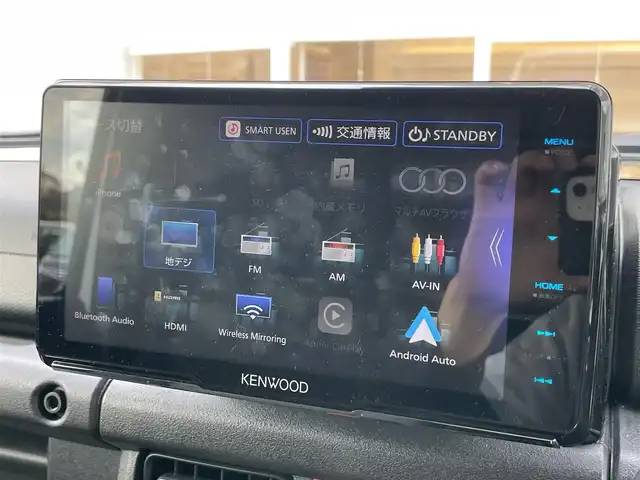 スズキ ジムニー XL 宮崎県 2024(令6)年 2.6万km シルキーシルバーメタリック ワンオーナー/社外SDナビ/（CD/DVD/AM/FM/BT）/アイドリングストップ/車線逸脱警報機能/衝突防止機能/クリアランスソナー/横滑り防止機能/D席/N席シートヒーター/社外LEDヘッドランプ/社外ゴムマット/ETC