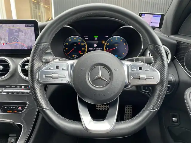 メルセデス・ベンツ Ｃ２００ ワゴン ローレウスエディション 福岡県 2019(令1)年 1.2万km ブリリアントブルーM レーダーセーフティパッケージ/アダプティブクルーズコントロール/ブラインドスポットモニター/レーンキープアシスト/アクティブブレーキアシスト/ワイヤレス充電　/黒革シート/前席シートヒーター/純正ナビ/フルセグTV/バックカメラ/Bluetooth/パワーバックドア　/LEDライト/オートハイビーム/ステアリングスイッチ/パドルシフト/ドライブレコーダー/純正18インチアルミホイール/ETC
