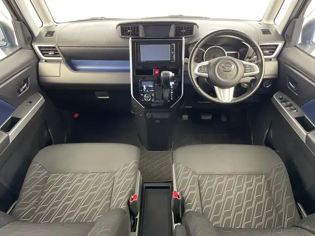 ダイハツ トール カスタムG 新潟県 2017(平29)年 2.3万km レーザーブルークリスタルシャイン ワンオーナー/4WD/純正メモリナビ【NMZK-W67D】/　フルセグTV/Bluetooth/CD/DVD/USB/衝突被害軽減ブレーキ/レーンキープアシスト/クルーズコントロール/両側パワースライドドア/ドライブレコーダー/バックモニター/ビルトインETC/レザーステアリング/ステアリングスイッチ/アイドリングストップ/横滑り防止装置/オートライト/